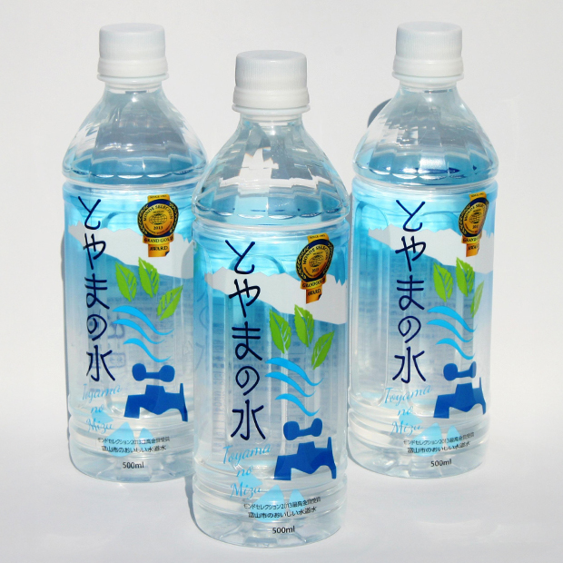 富山上下水道局　とやまの水 500ml×24本入　【2013モンドセレクション最高金賞受賞】